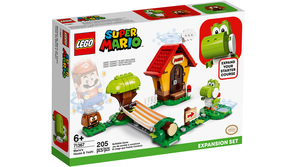 LEGO Super Mario Mario s House Yoshi Expansion Set Merchandise Nintendo Official Site